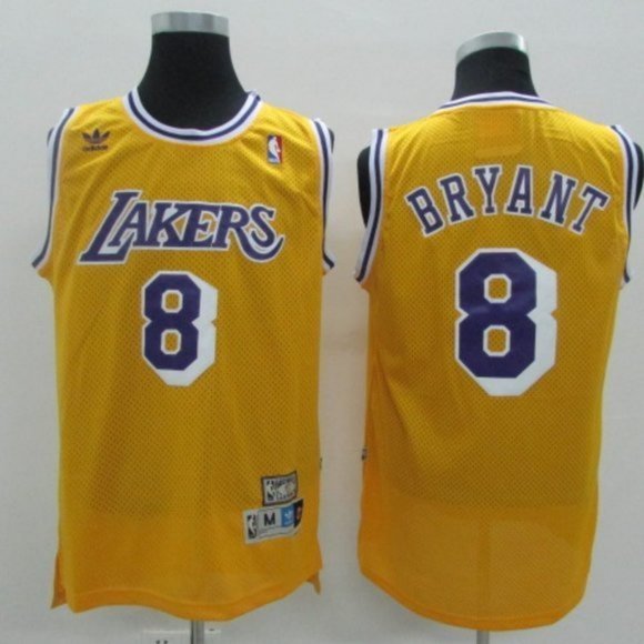 kobe bryant yellow jersey